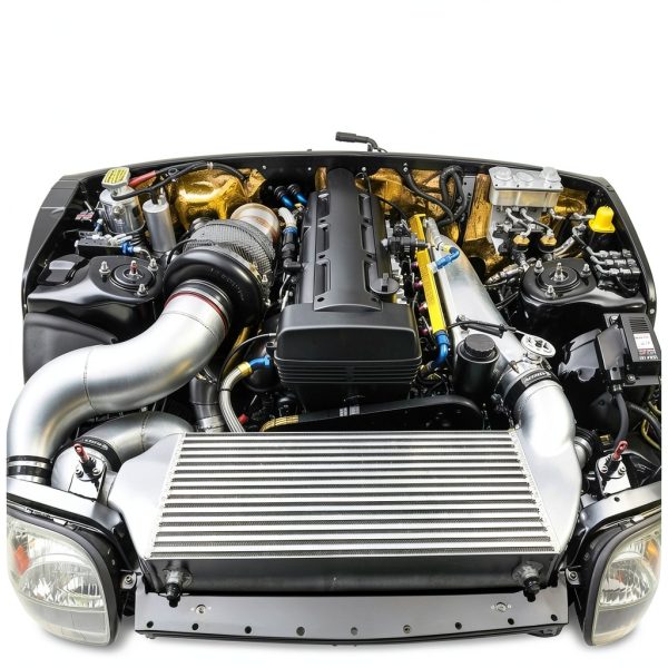 A-Premium Turbocharger Intercooler for Honda Civic-5