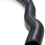 PE Flex (Ultra Flexible) Black - Blower Hose - 3" ID x 25ft Length Hose (Fully Stretched)-0