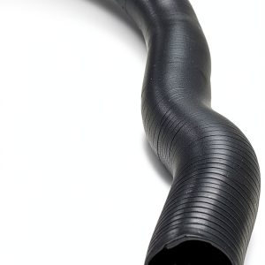 PE Flex (Ultra Flexible) Black - Blower Hose - 3" ID x 25ft Length Hose (Fully Stretched)-0