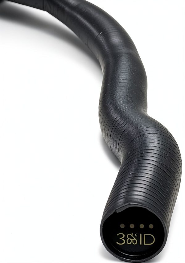 PE Flex (Ultra Flexible) Black - Blower Hose - 3" ID x 25ft Length Hose (Fully Stretched)-0