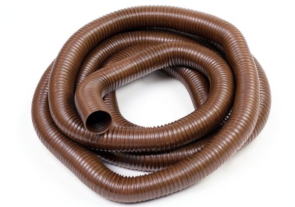 PE Flex (Ultra Flexible) Black - Blower Hose - 3" ID x 25ft Length Hose (Fully Stretched)-1