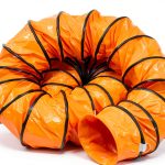 CADPXS 8" PVC Flexible Duct Hose for Shield HEPA 550 Air Scrubber, Easy Storage (8 Inch x 16.4 Feet, Outlet)-0