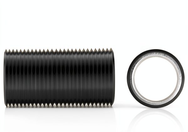 6" Air Duct 16 FT Long Black Flexible Ducting HVAC Ventilation Air Hose 2 Clamps Aluminum PVC Vent Hose Insulated Air Ducting for Ventilation Heating Exhaust HVAC Dryer Vent Hose Flexible-6