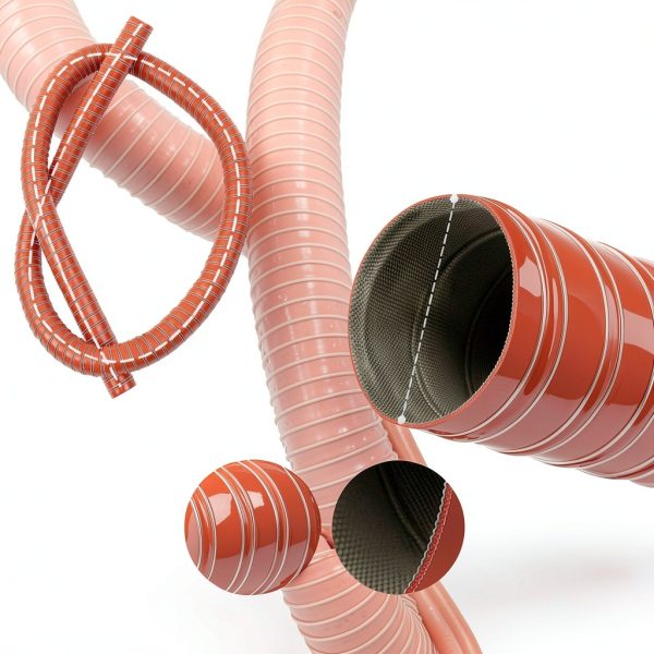 Pangda 2 Inch Air Duct Hose 3M 10ft Heat Resistant Silicone Pipe-1