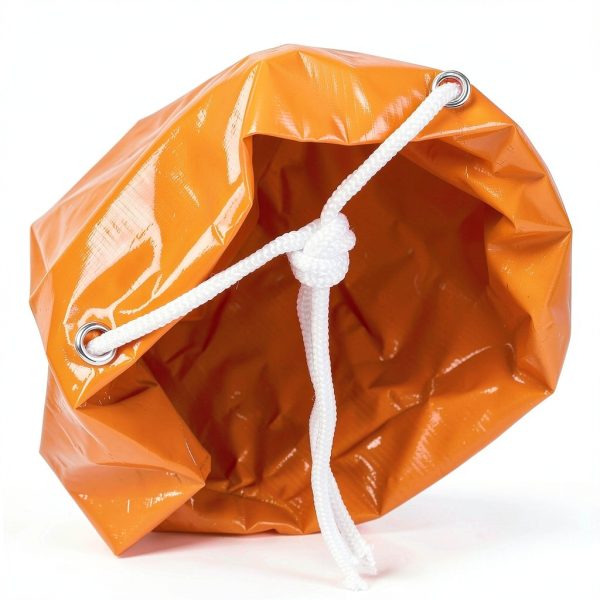 VEVOR 12inch PVC Flexible Duct Hose 32ft Orange Industrial Ventilation-3