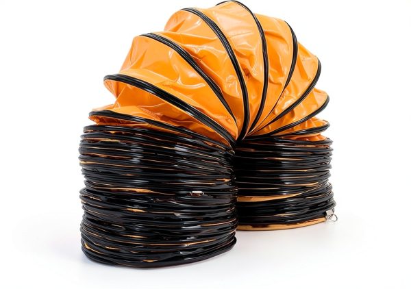 CADPXS 12" PVC Duct Hose for Shield HEPA 550 – 16.4 ft Semi‑Rigid-2