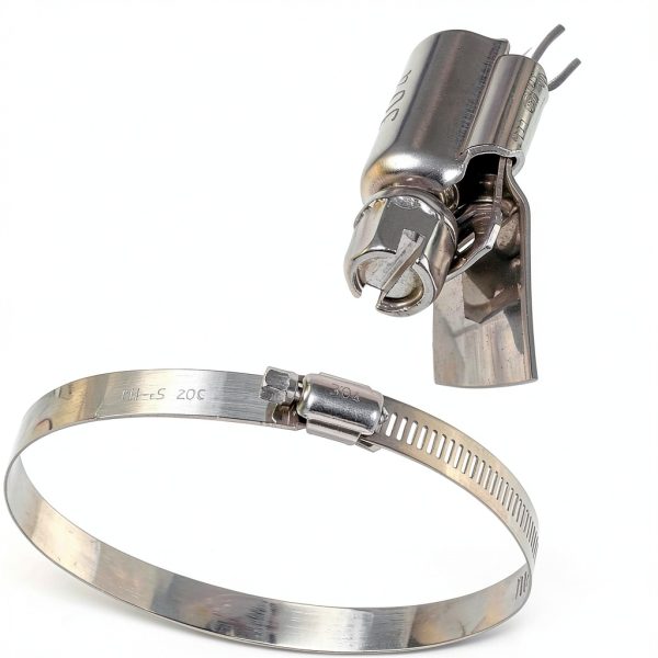 4 Inch Gray Duct Hose by 12 Feet, Eau Flexible 4-Layers Aluminum Dryer Vent Tube Transition Duct Air Hose with 2 Screw Clamps Great for HVAC Duct, Clothes Dryer Duct, Air Duct-6